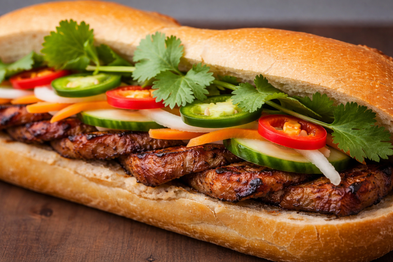 Lemongrass Pork Bánh Mì