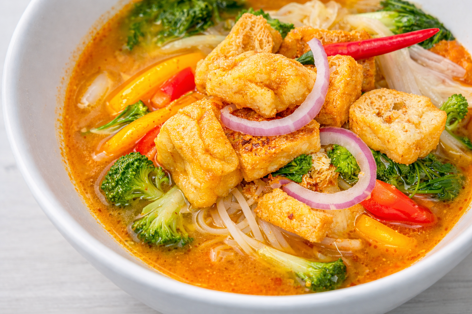 Vegan Pho in Tom Yum Goong Soup