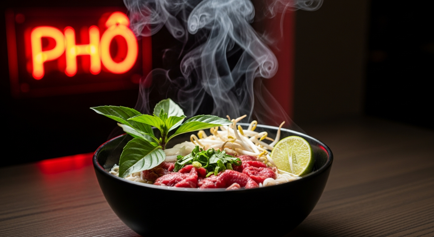 Steaming bowl of authentic Vietnamese pho — how to find the best pho near you