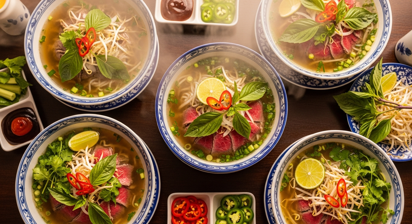 Best pho in Ottawa - authentic Vietnamese pho noodle soup at Pho By Night ByWard Market