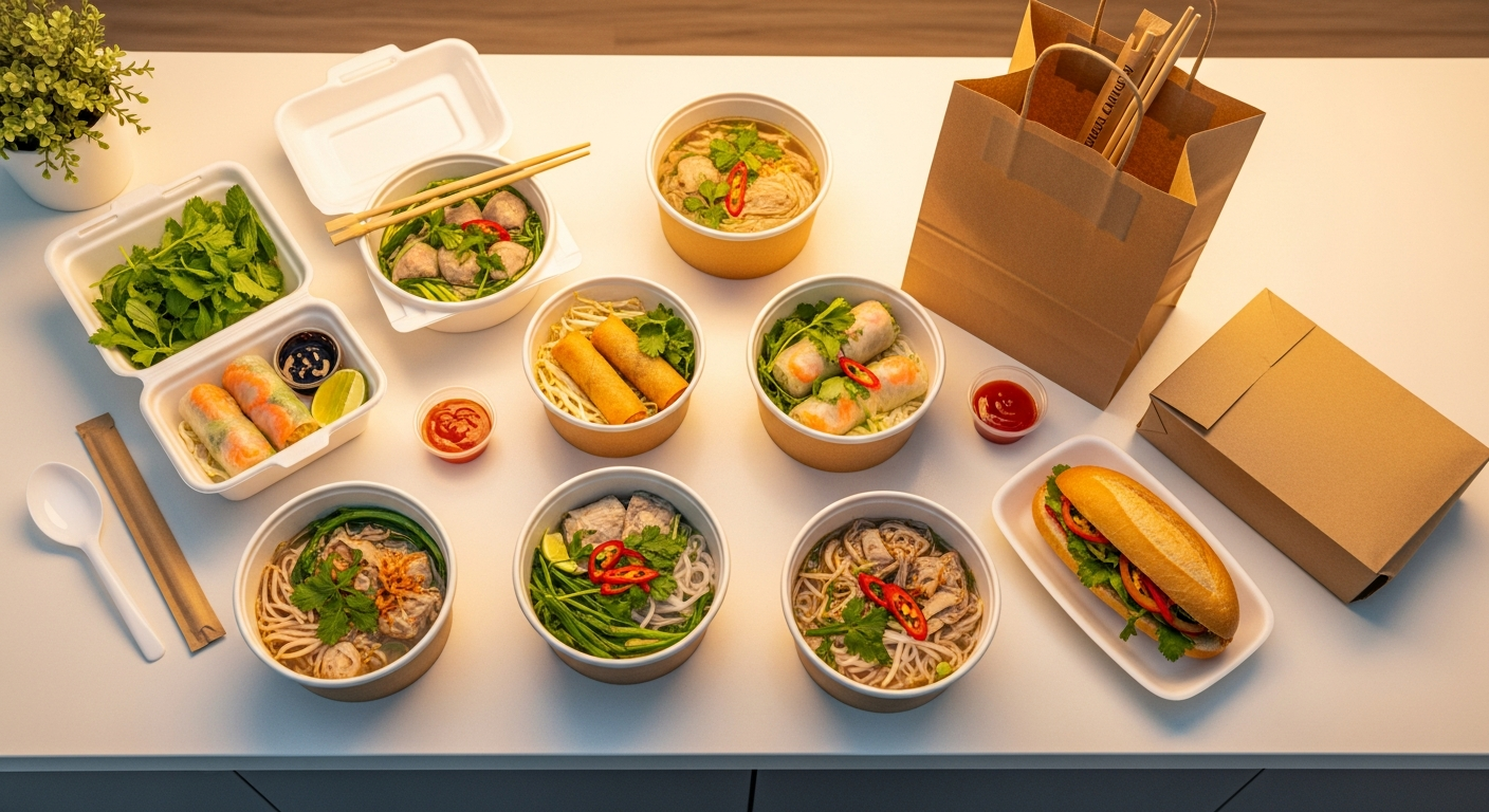 Vietnamese food delivery in Ottawa from Pho By Night ByWard Market restaurant
