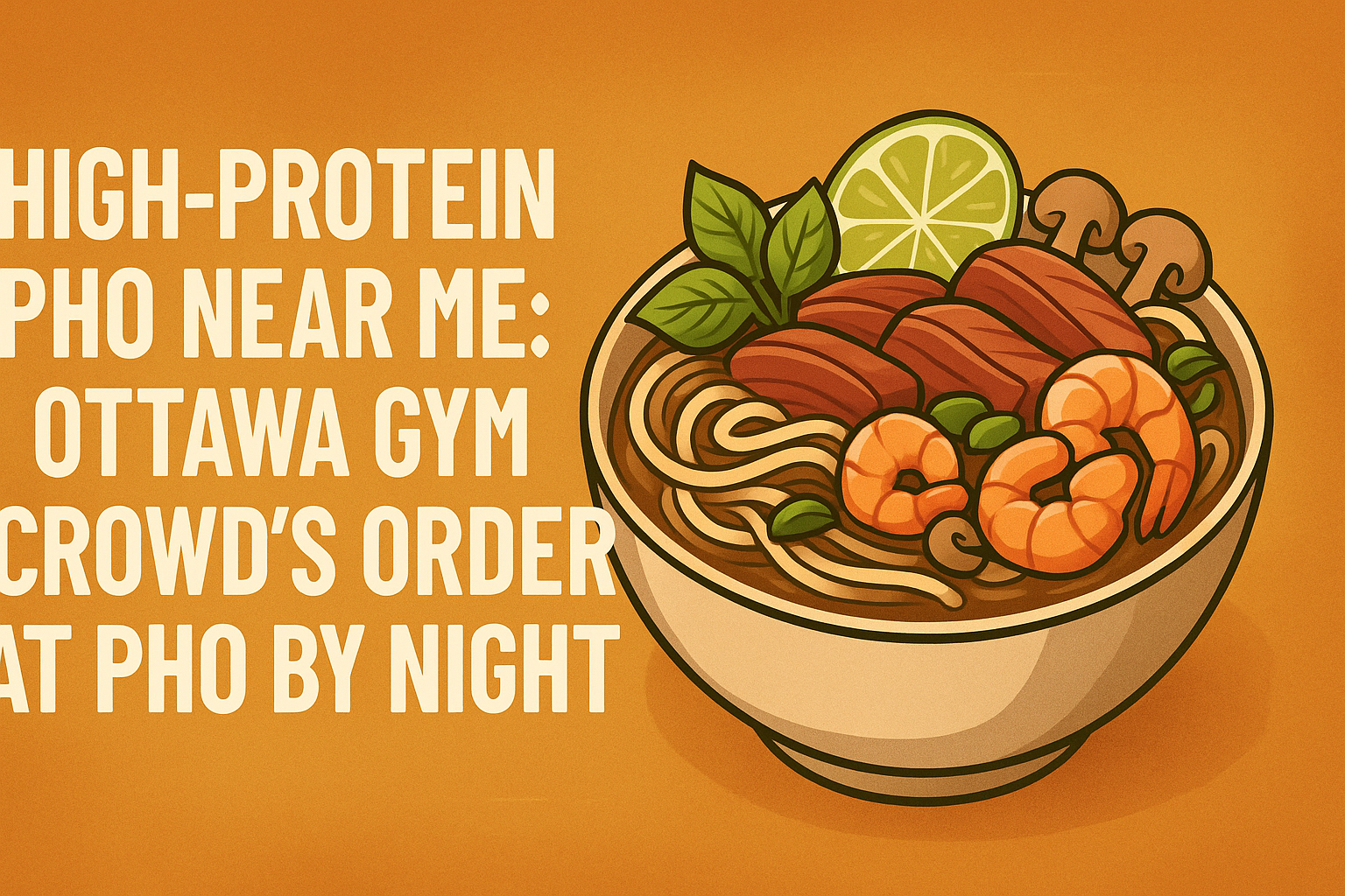 High-Protein Pho Near Me: Ottawa Gym Crowd’s Order at Pho By Night - Pho By Night Vietnamese restaurant Ottawa