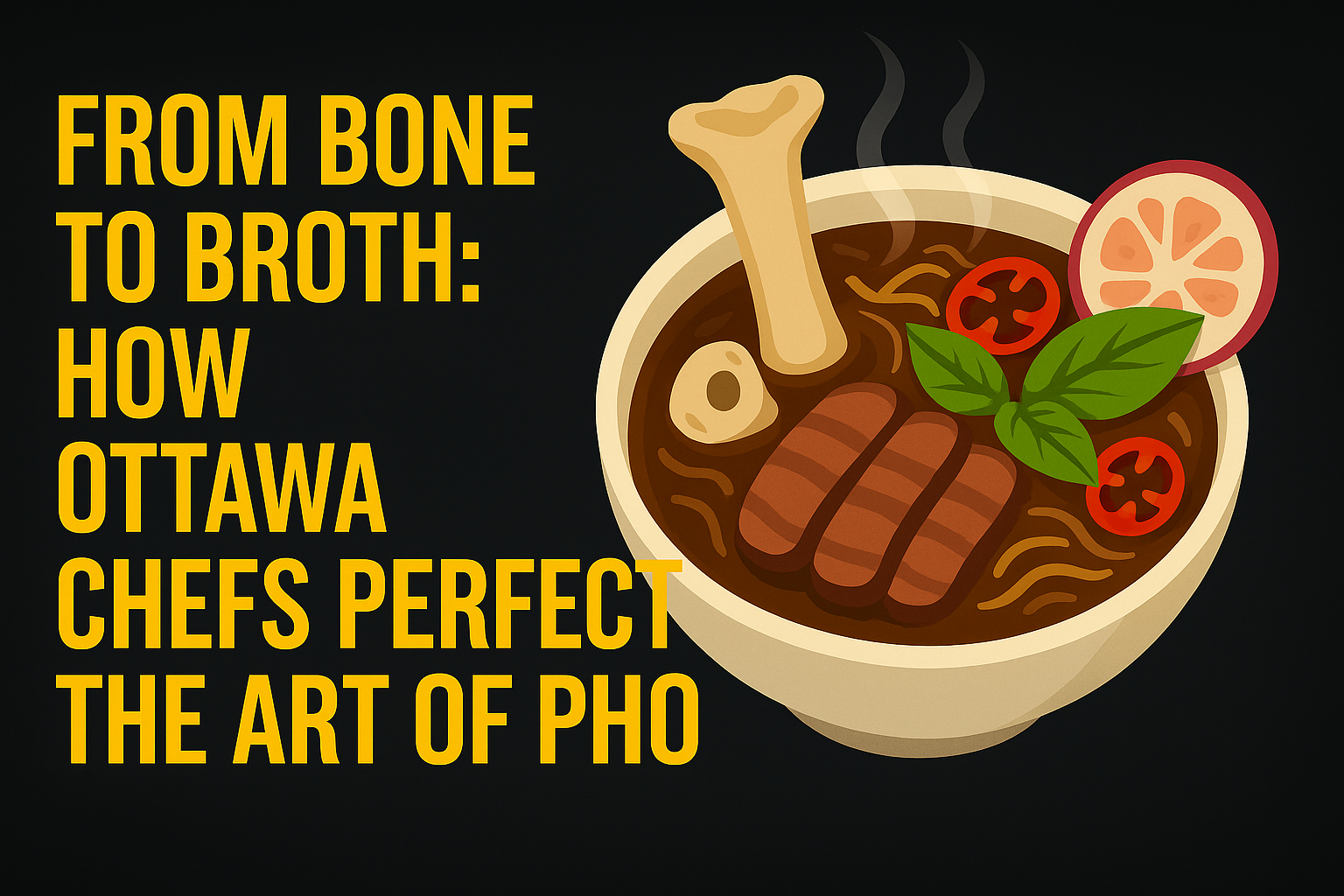 From Bone to Broth: How Ottawa Chefs Perfect the Art of Pho - Vietnamese food blog Ottawa