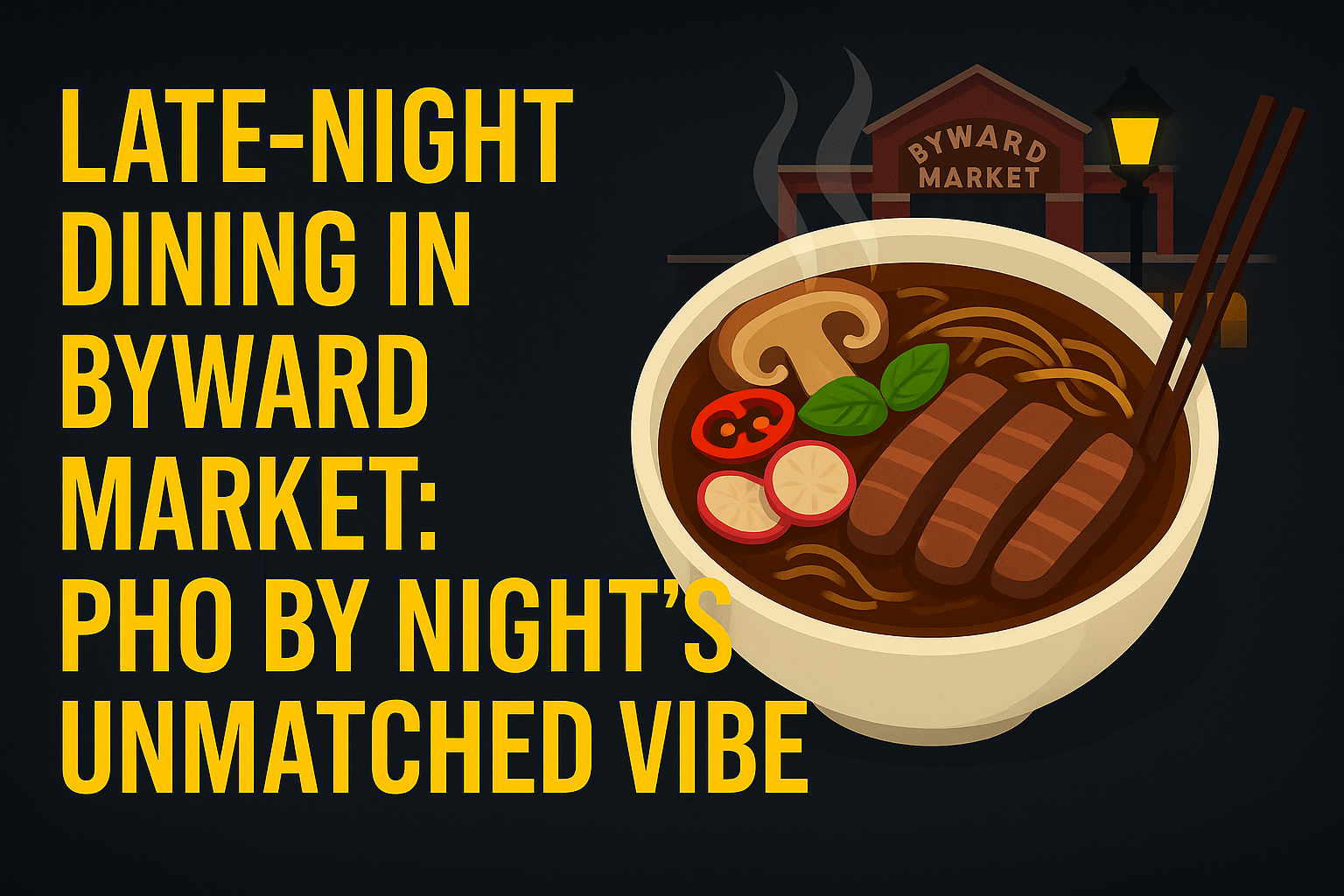 Late-Night Dining in ByWard Market: Pho By Night’s Unmatched Vibe - Pho By Night Vietnamese restaurant Ottawa