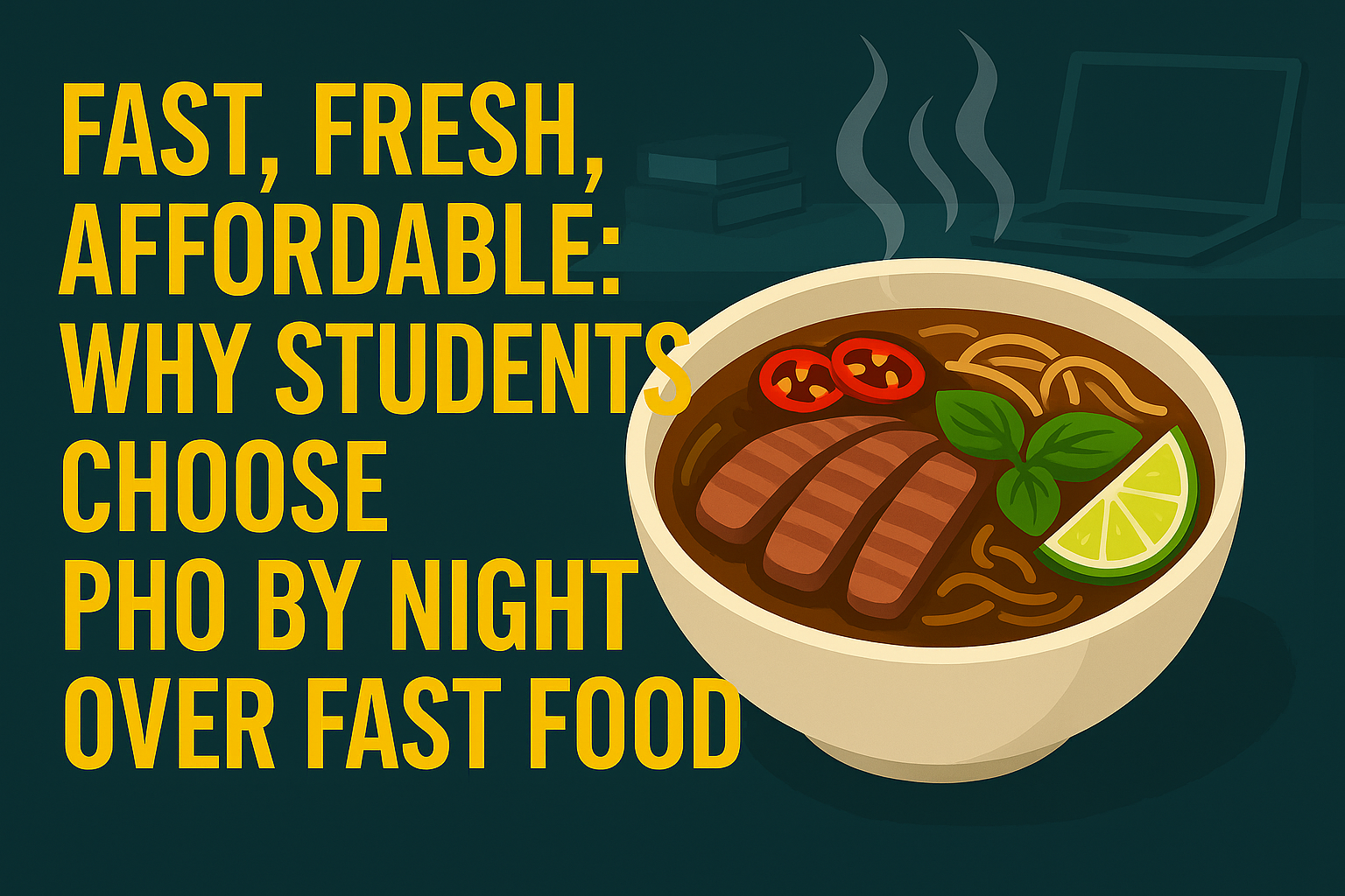 Fast, Fresh, Affordable: Why Students Choose Pho By Night Over Fast Food - Vietnamese food blog Ottawa