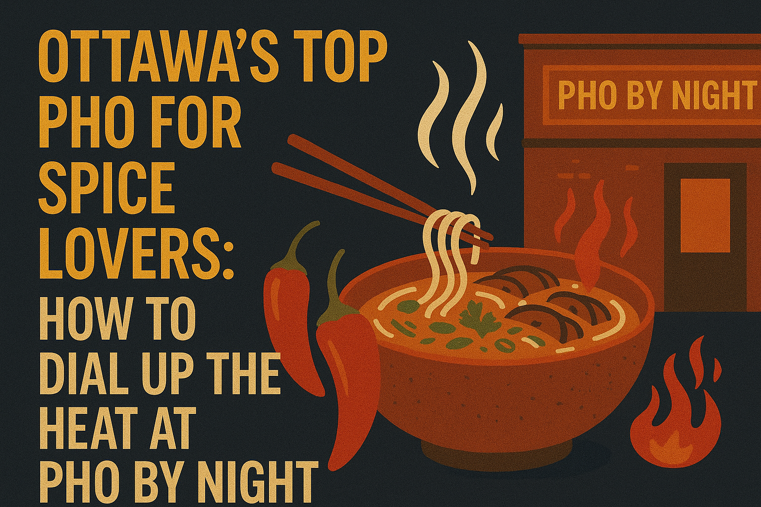 Ottawa’s Top Pho for Spice Lovers: How to Dial Up the Heat at Pho By Night - Vietnamese food blog Ottawa
