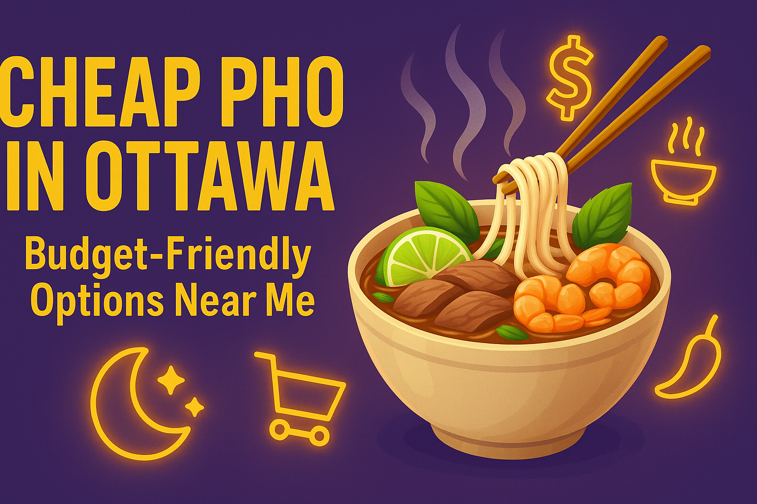 Cheap Pho in Ottawa: Budget-Friendly Options Near Me - Pho By Night Vietnamese restaurant Ottawa