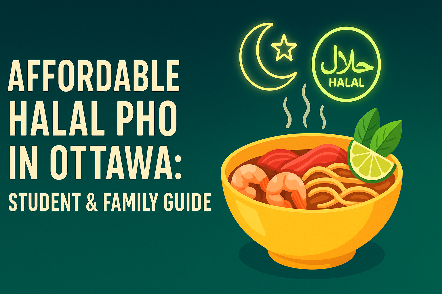Affordable Halal Pho in Ottawa: Student & Family Guide - Pho By Night Vietnamese restaurant Ottawa